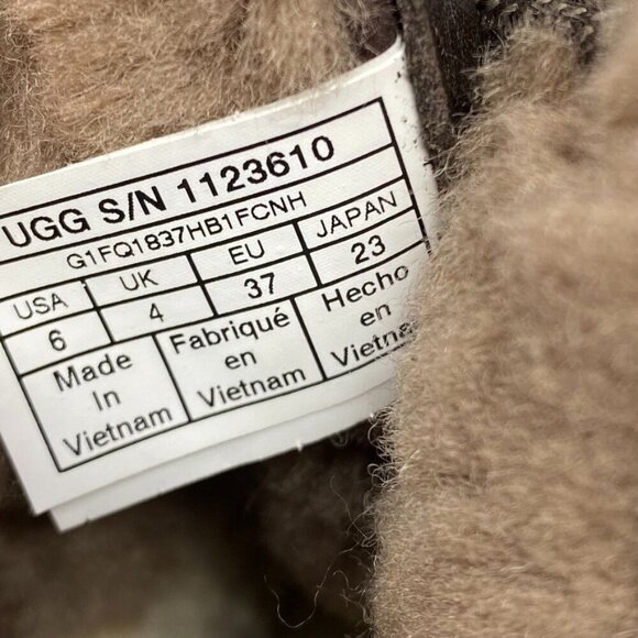 UGG® Adirondack III Waterproof Bootie Shearling Size 6 Snow Rain Weatherproof - Picture 12 of 15